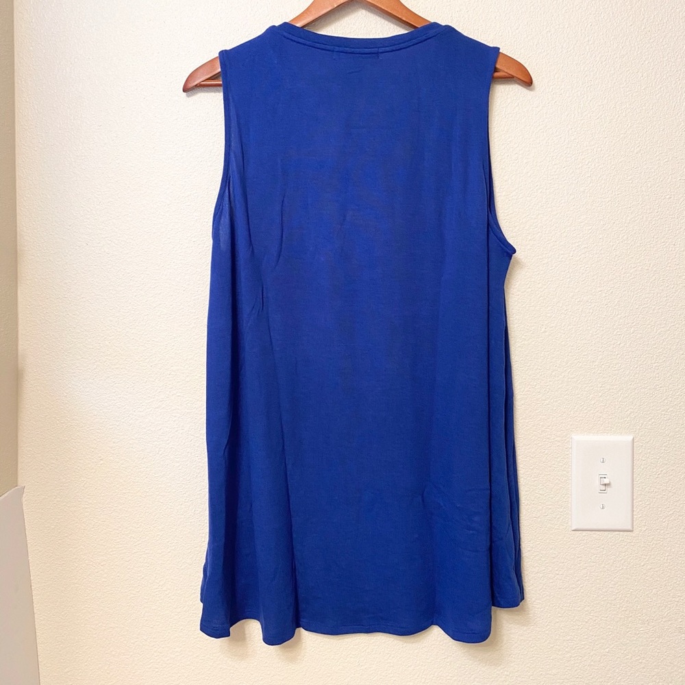 Gibsonlook Blue Cozy Tank - Picture 3 of 9